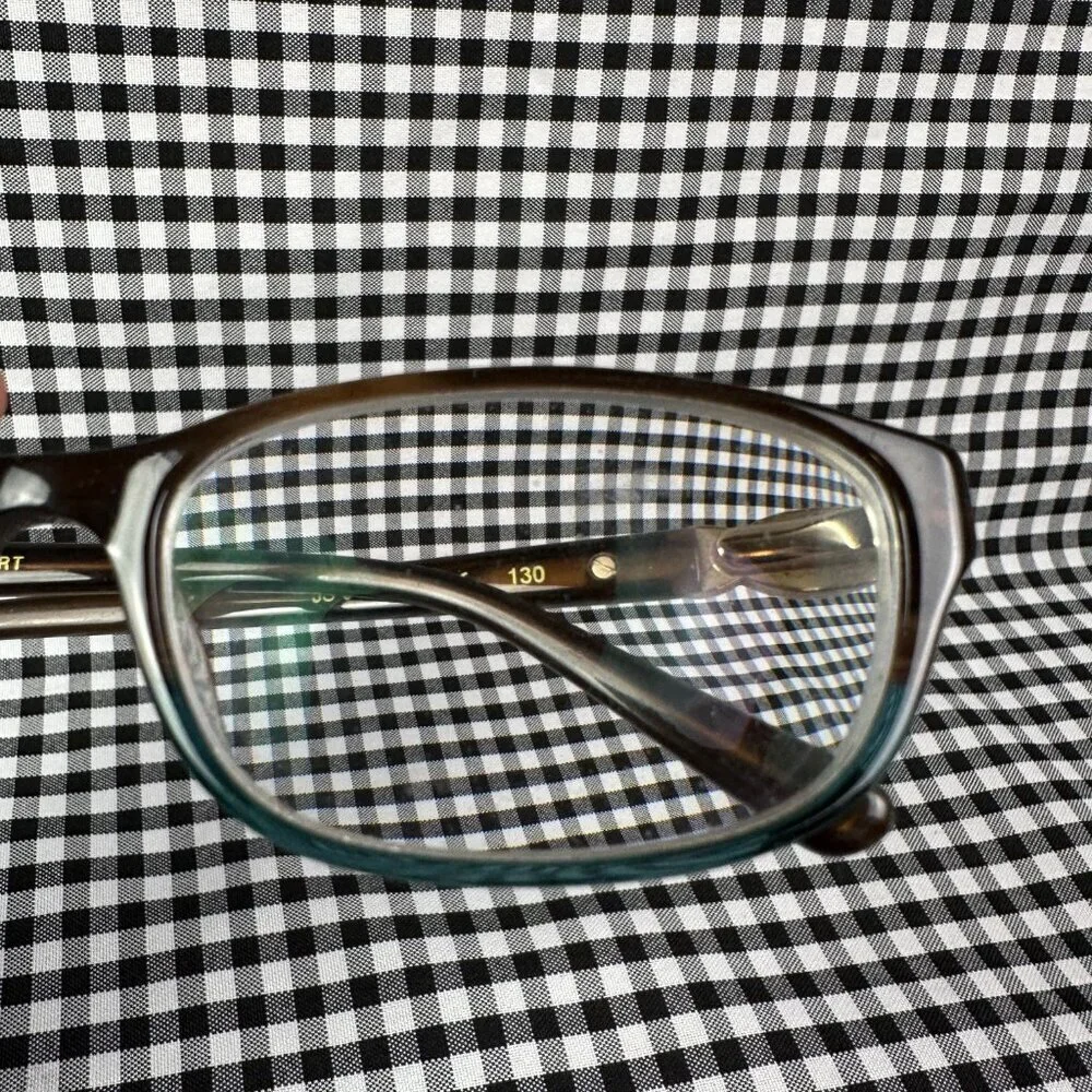 Jill Stuart 317 Two Tone Blue Brown Women's Eyeglasses Glasses
